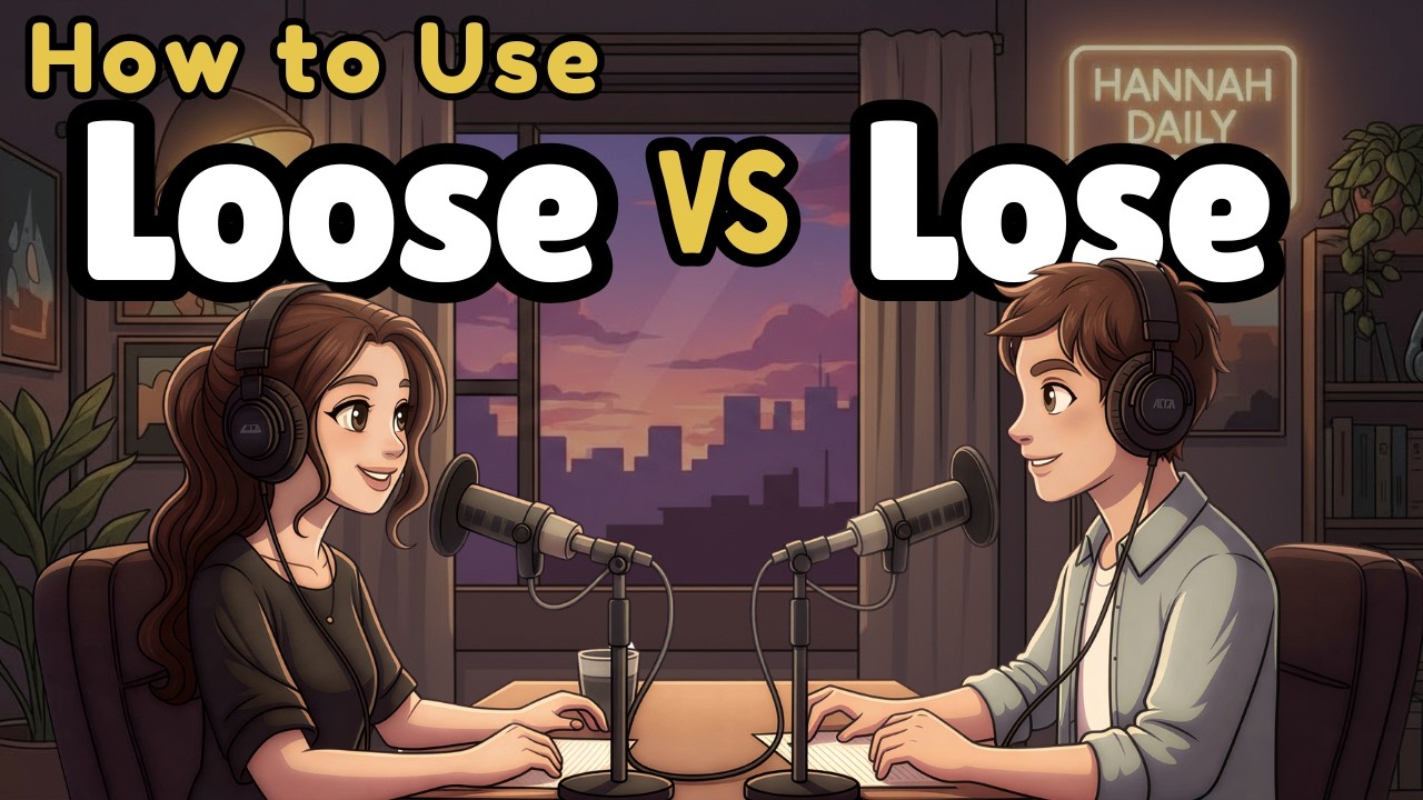 How Native Speakers REALLY Use  LOOSE vs LOSE in English | Learn English with Real Conversations