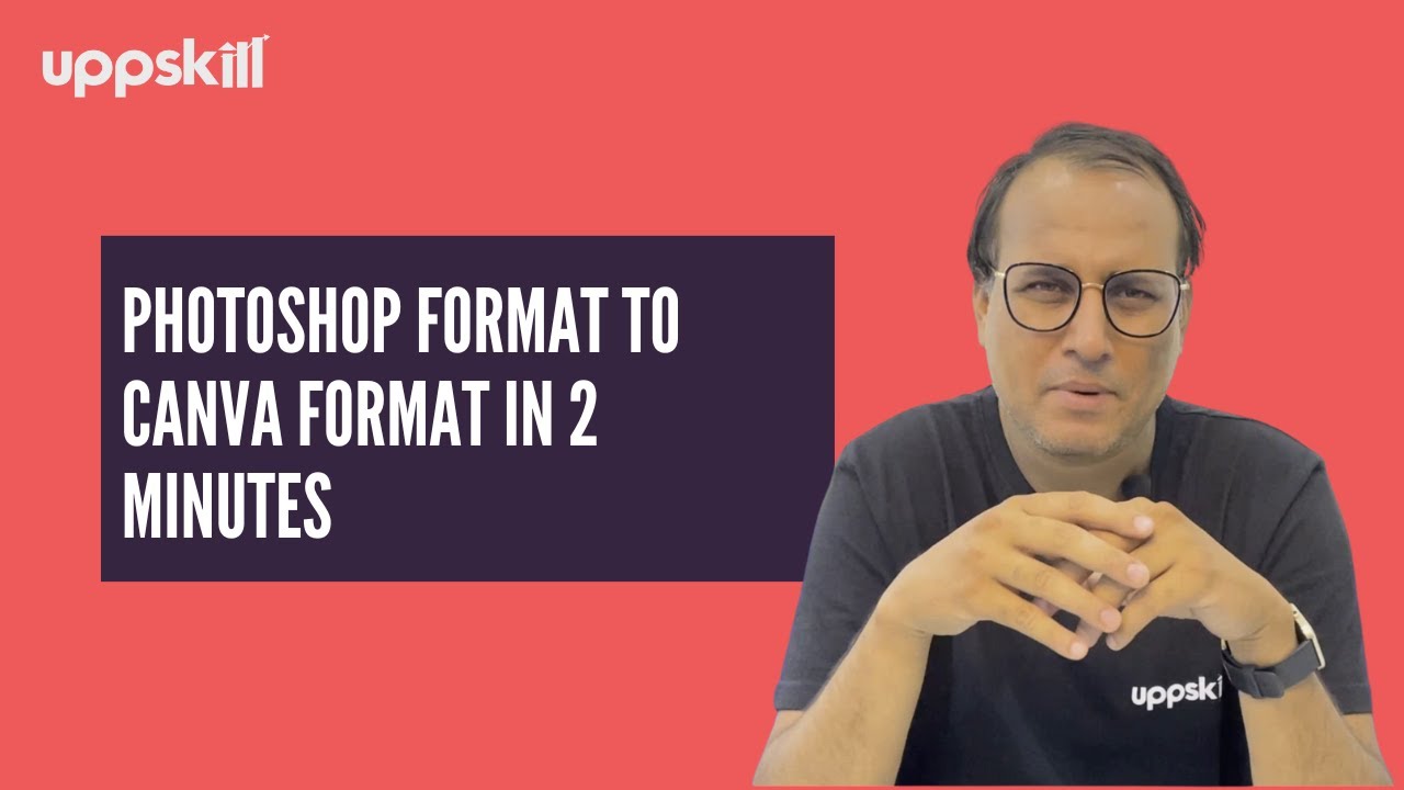How To Convert Photoshop Files To Canva Format | Canva Growth Hack Tutorial