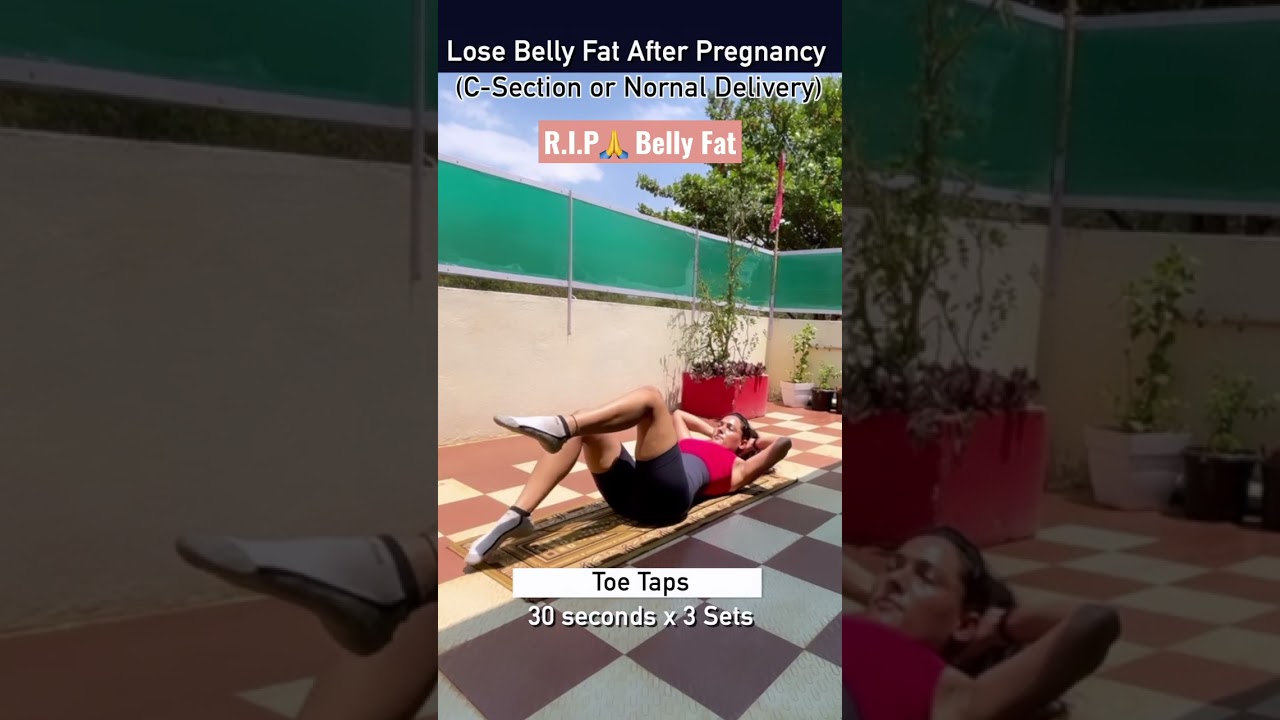 Get Rid Of Mommy Tummy | 4 Simple Diastasis Recti Exercises | How To Lose Belly Fat After Pregnancy