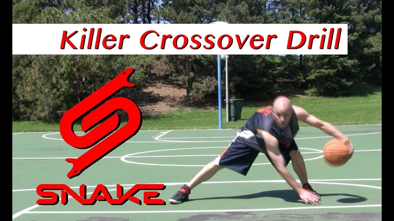 Killer Crossover Drill Tutorial - How to do NBA Ankle Breaker Dribbling Moves | Snake