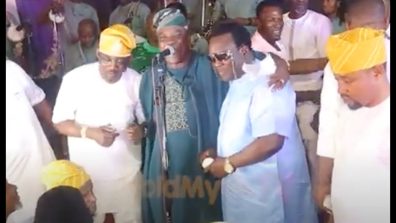 K1 DE ULTIMATE UNITES PASUMA AND SAHEED OSUPA AT ALAWIYE'S 50TH BIRTHDAY PARTY IN LAGOS