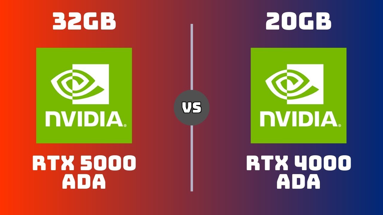 RTX 5000 Ada vs RTX 4000 Ada &ndash; Gaming & Productivity | How Big is the Difference? (1080p, 2K, 4K)