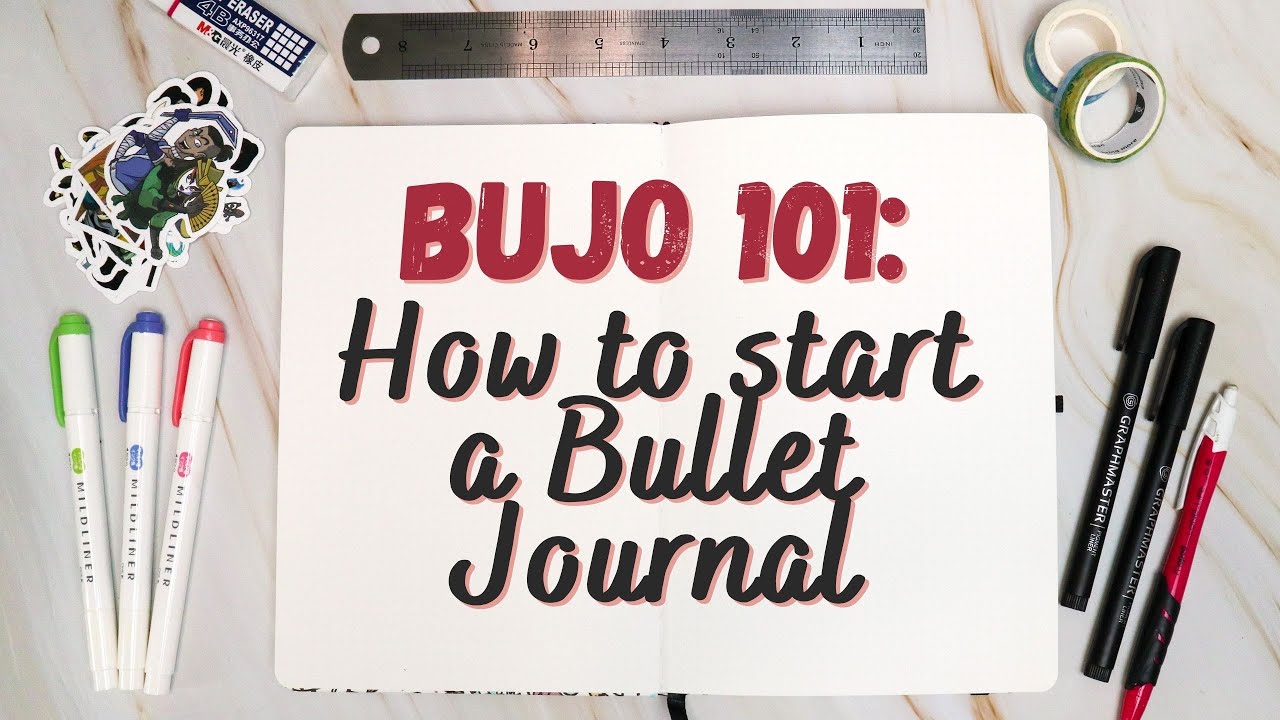BUJO 101|| How to start a bullet journal || Tips and Tricks