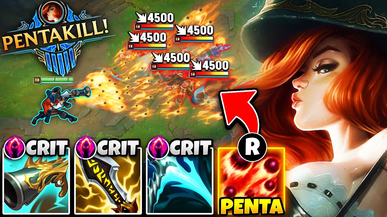 I CREATED THE HARDEST HITTING MISS FORTUNE ULT OF ALL-TIME! (PENTAKILL WITH JUST R)
