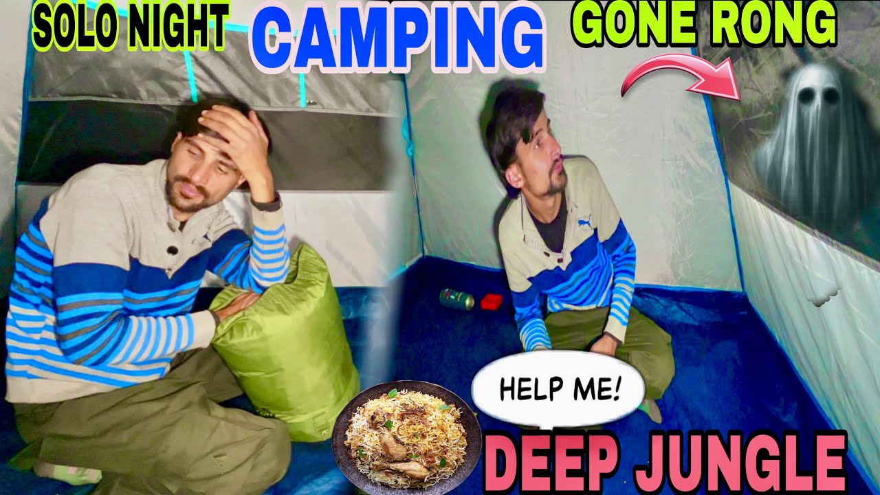 jungle camping and cooking |Solo Night Camping in forest /Solo Dangerous jungle camping in india