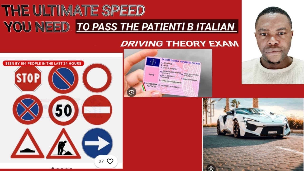 PATENTI B QUIZ, THE ULTIMATE SPEED CHALLENGE YOU NEED TO PASS THE EXAME, JOIN OUR PRIVATE CLASS .