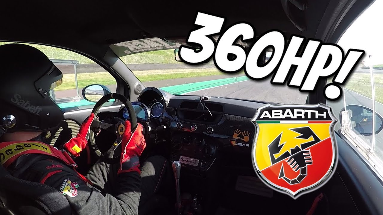 OnBoard 360HP Abarth 695 Biposto GEARBOX FAIL! - Time Attack at Mugello Circuit!