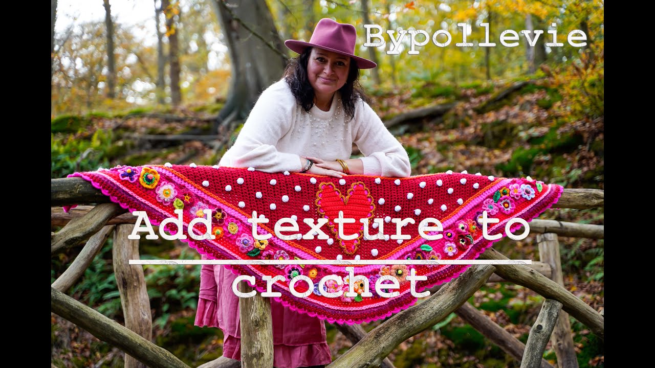 Add texture to crochet Bypollevie