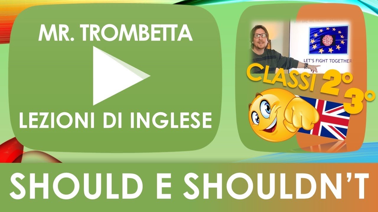 English Lesson CLASSI SECONDE E TERZE: Should e Shouldn’t