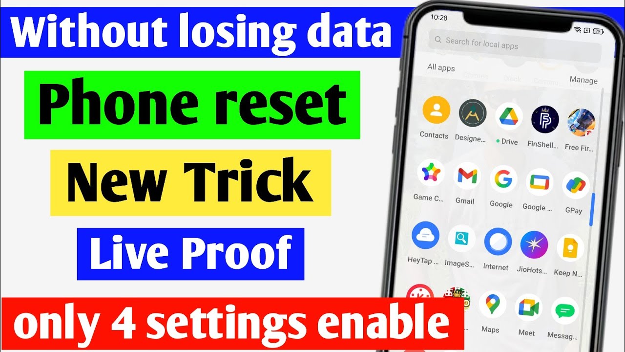 😱how to reset your phone without losing any data | how to reset phone without losing data | 2025 