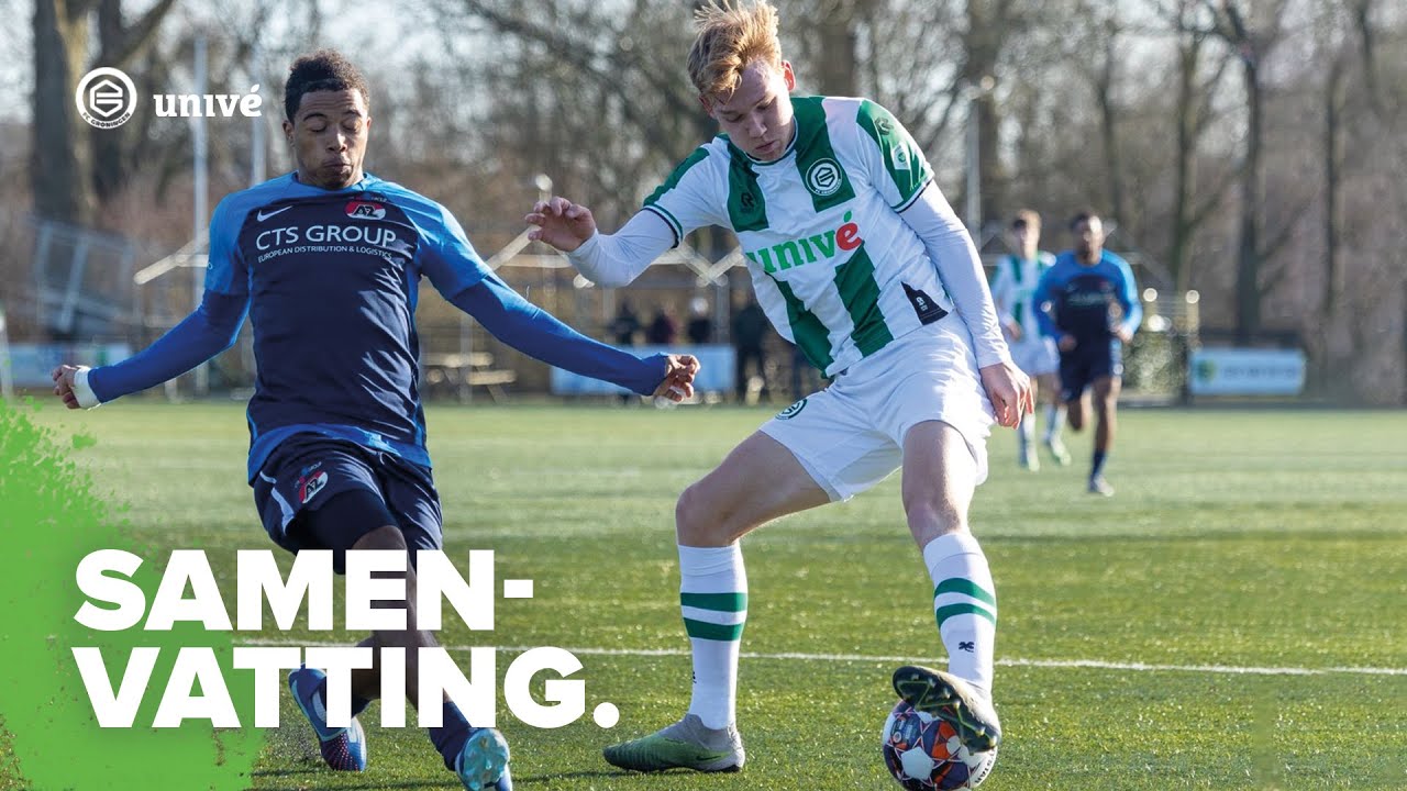 PROMOVENDUS tegen KAMPIOEN | FC Groningen O18 - AZ O18 | Samenvatting