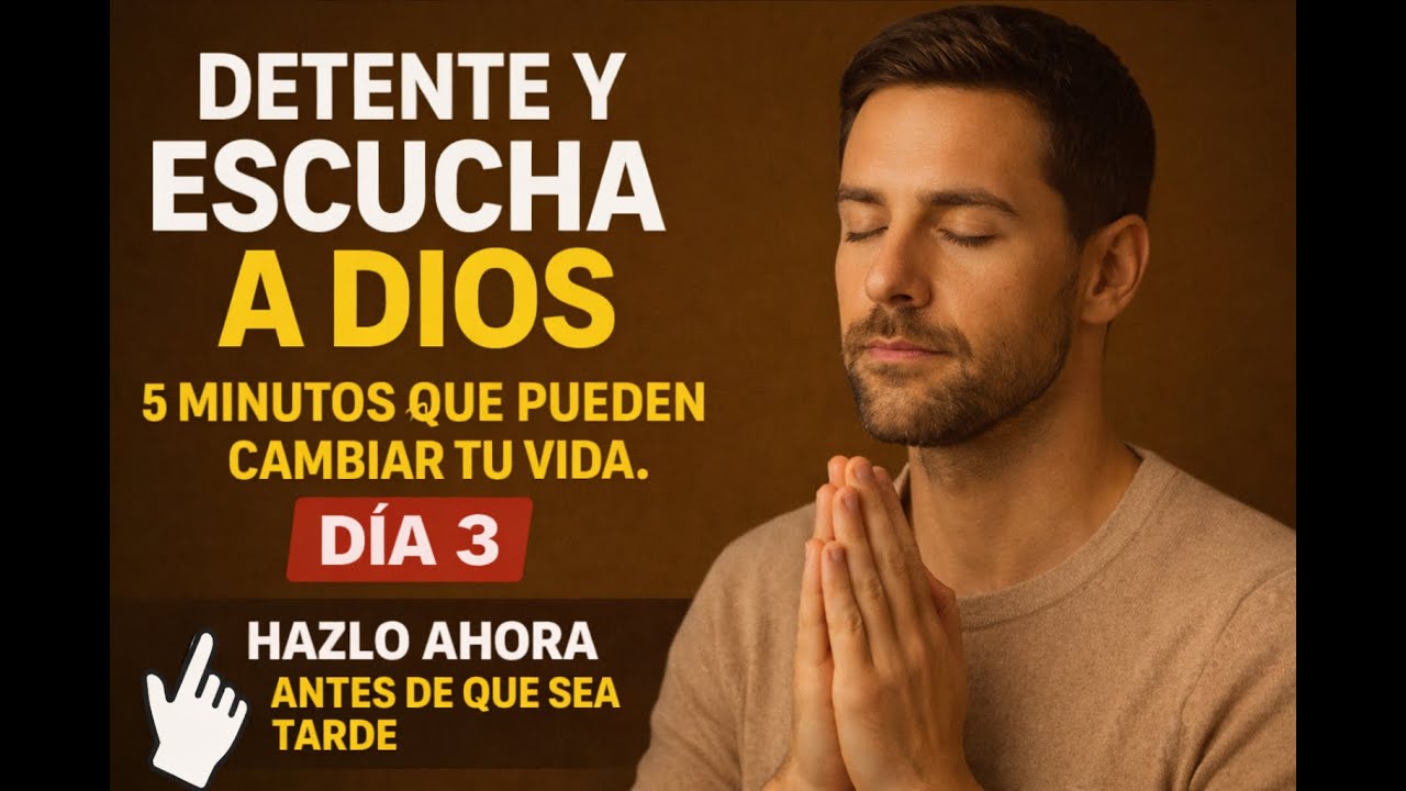 5 Minutos de silencio para escuchar la voz de Dios