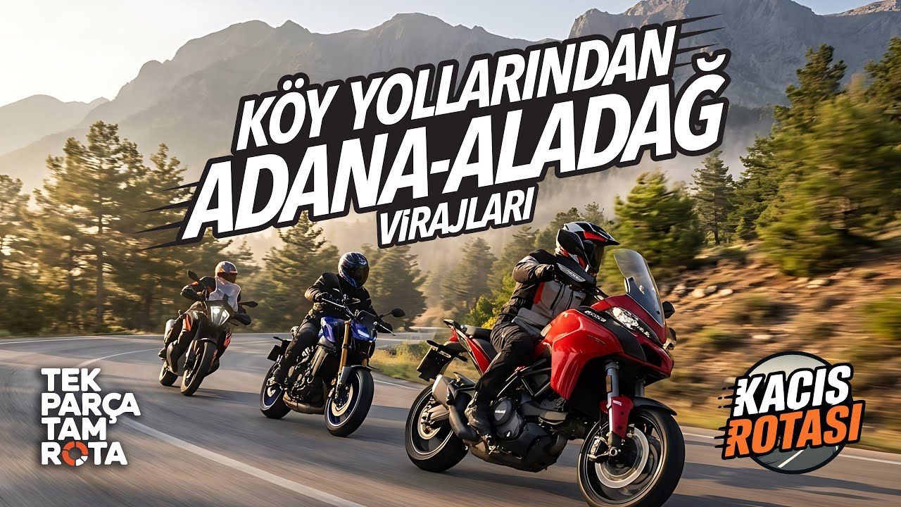 Arkadaşımın Çantasını Ezdim | Çatalan - Meydan Yaylası Virajları | MT 09 | Multistrada V2S | Ktm 790