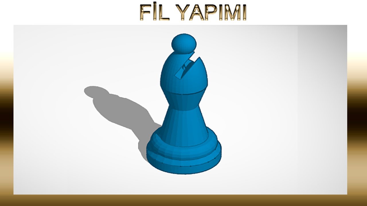 12. Fil Yapımı! #kolay #kolaytasarım #satranc #chess #bishop #fil