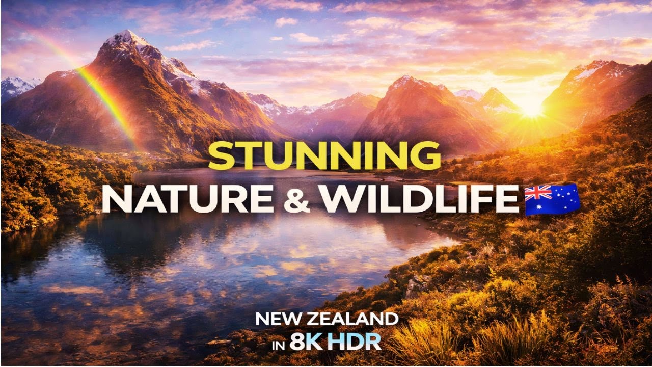New Zealand in 8K HDR 🇳🇿 | Untouched Nature & Epic Landscapes