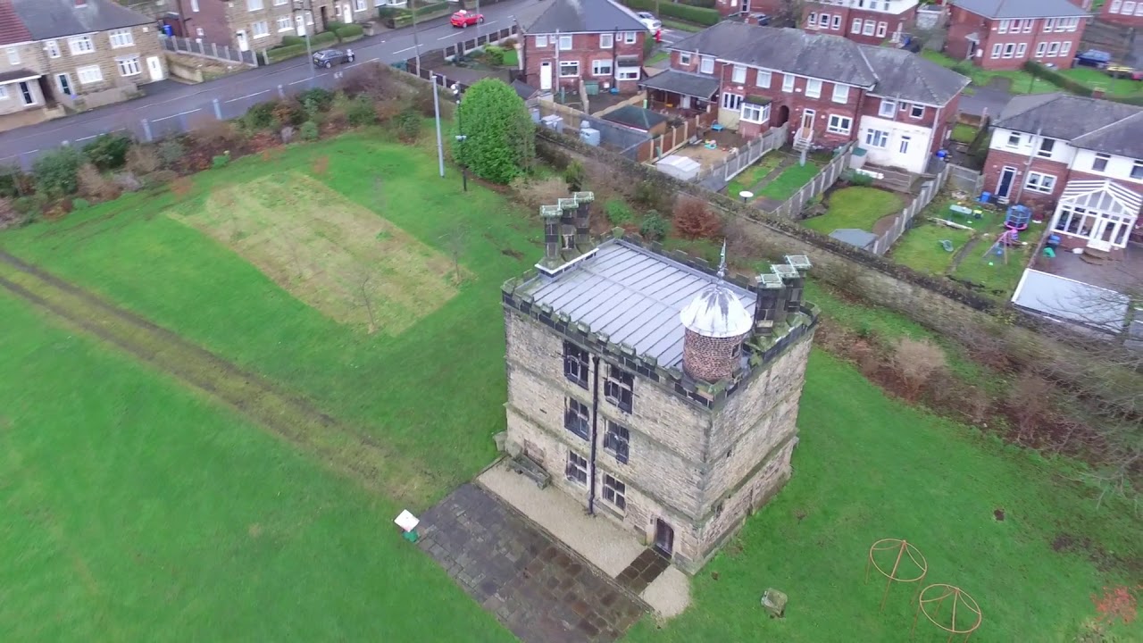 Sheffield Manor Lane / Manor Lodge / Manor Castle - Mavic Pro Drone - HD