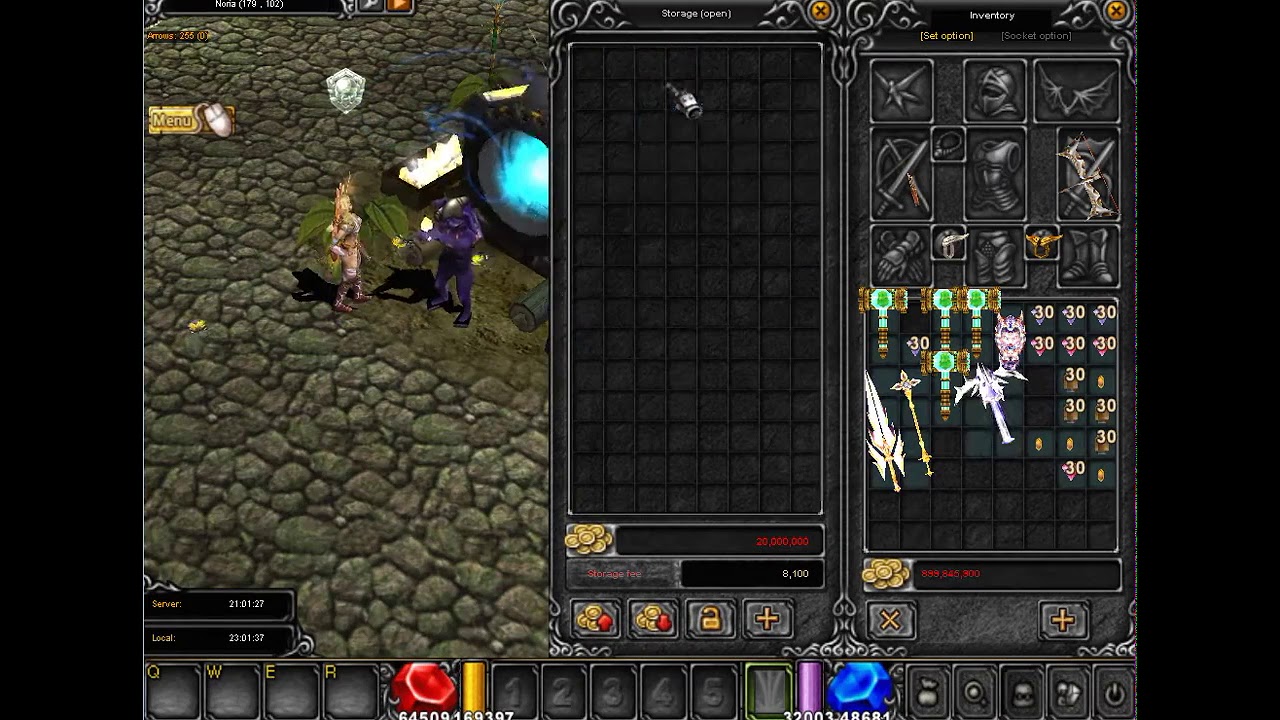 Absolute Archangel Weapons Crafted   MU Online Season 6 Party 15