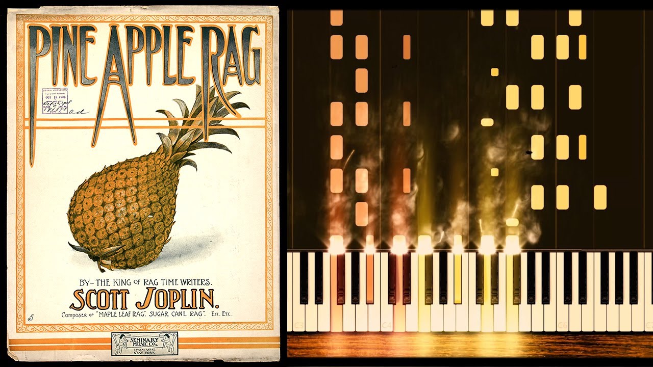 Pine Apple Rag - Scott Joplin [Piano Tutorial] (Synthesia)