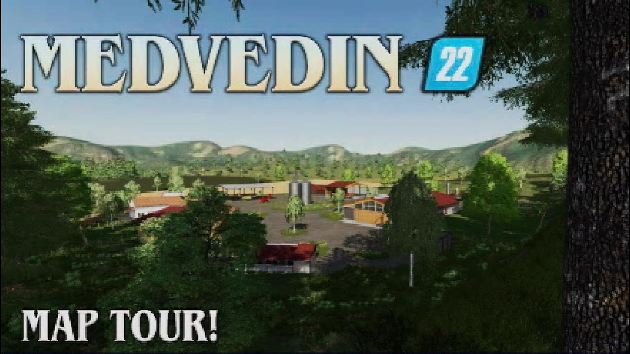 &ldquo;MEDVEDIN 22&ldquo; FS22 MAP TOUR! NEW MOD MAP | Farming Simulator 22 (Review) PS5.