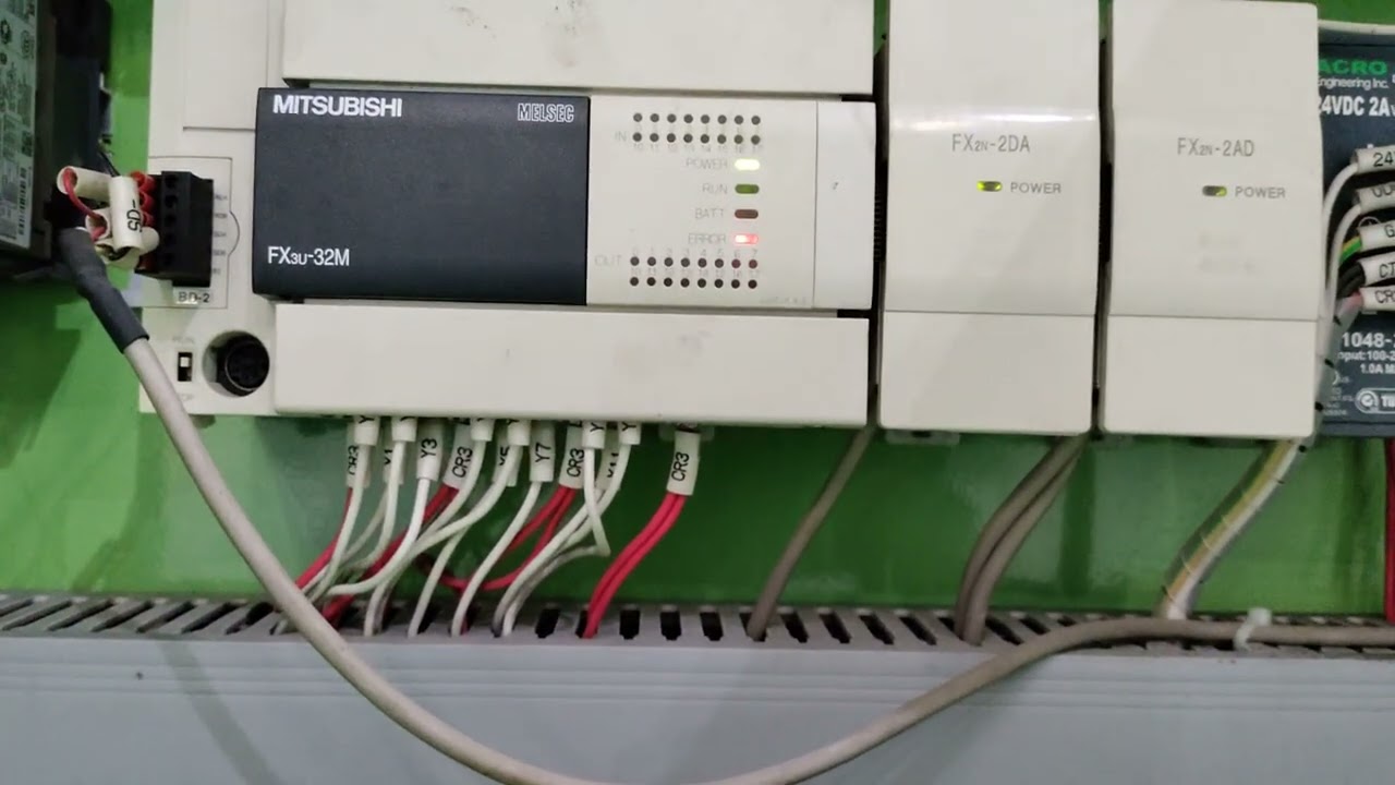 Mitsubishi plc FX 32m errors indication