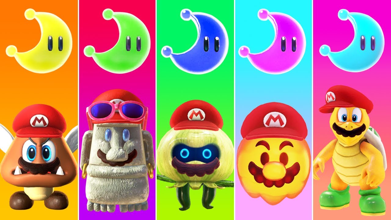 Super Mario Odyssey - All Cap Door Challenges