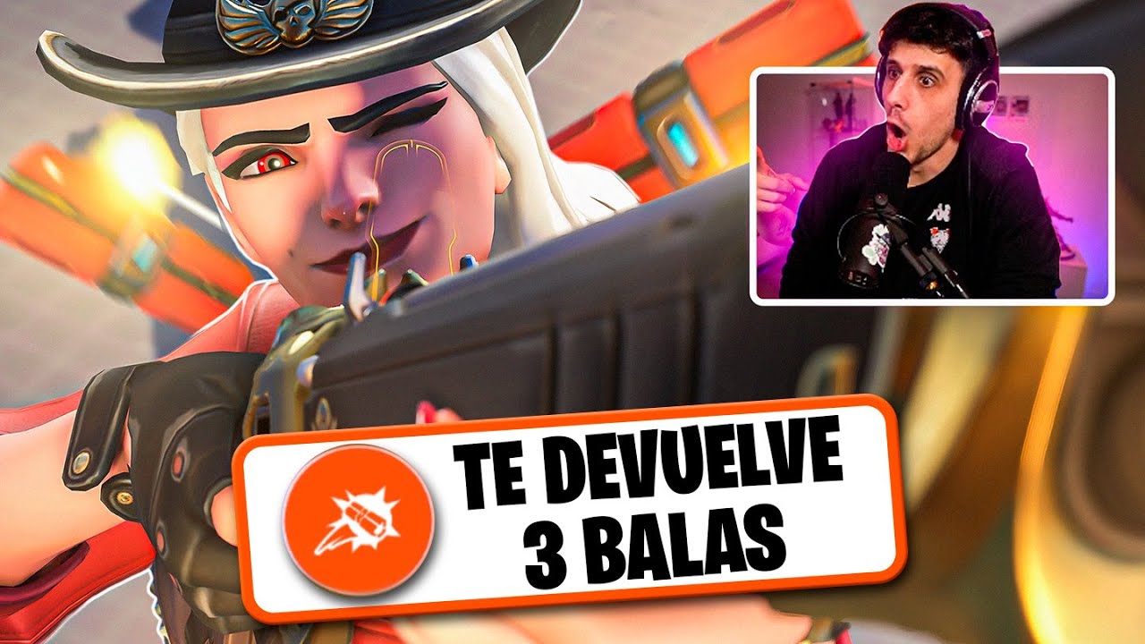 ASÍ SE JUEGA ASHE con SUS PEORES PERKS en OVERWATCH 2