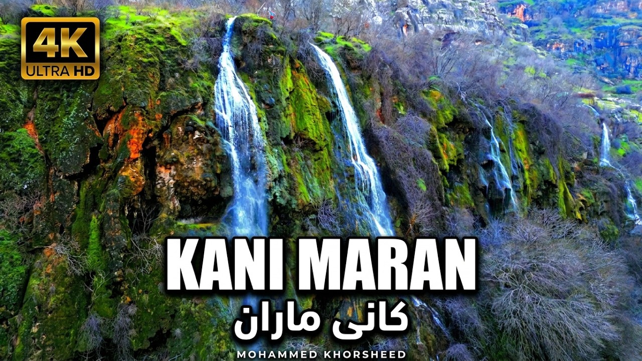 Kani Maran Aerial View 4K 50FPS SORAN KURDISTAN NATURE