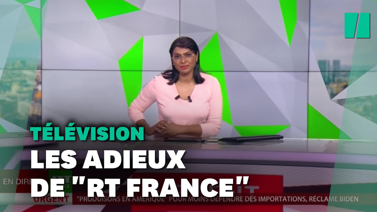 Sur RT France, les adieux d'une pr&eacute;sentatrice avant la fermeture de la cha&icirc;ne