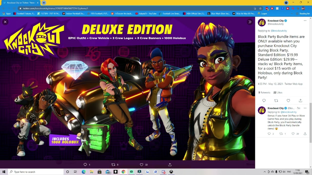 KNOCKOUT CITY DELUXE EDITION PRICE RELEASED!!!!!!!!