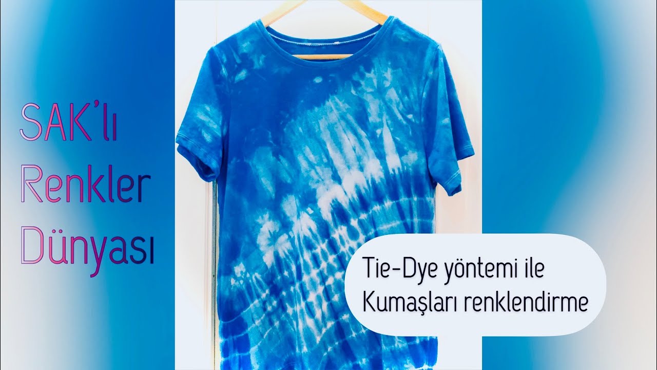 Batik boyama | Tie-Dye yöntemiyle kumaş renklendirme