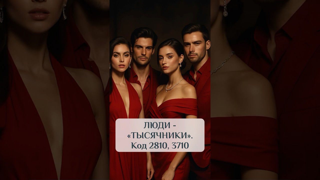 Люди-тысячники 2810 и 3710: как распознать свой код предназначения? #нумерология