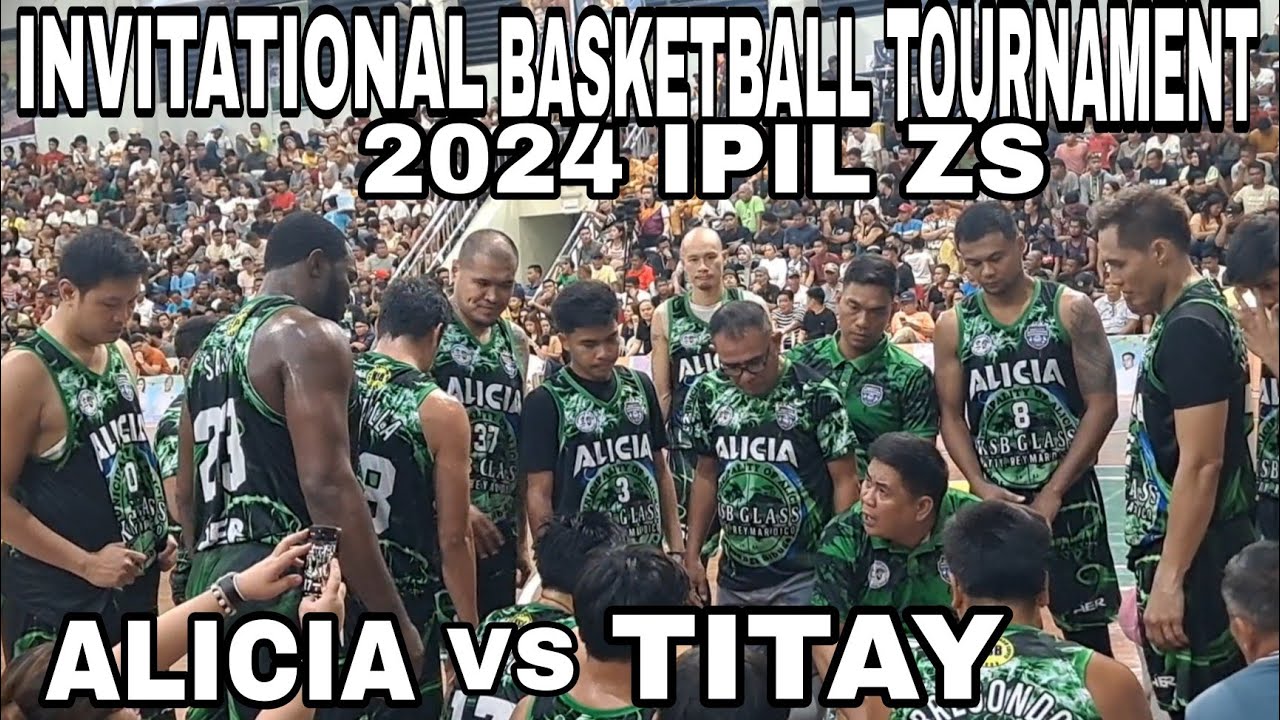 INVITATIONAL BASKETBALL TOURNAMENT/  #ipilzamboangasibugay  / ALICIA VS TITAY / @DONFARSTV