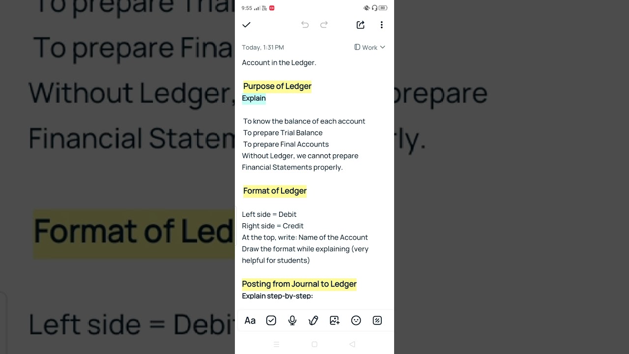 Ledger Explained in Simple Way | Financial Accounting | Class 11 & 12#Ledger#FinancialAccounting