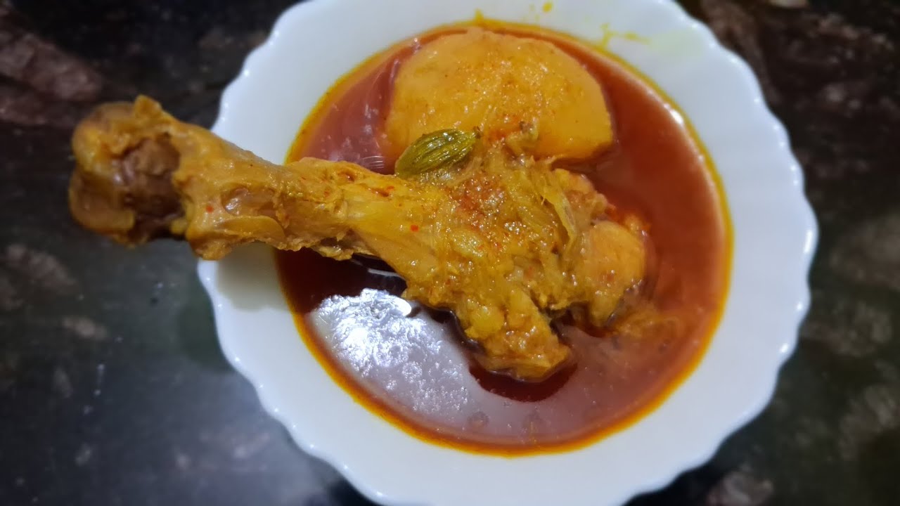 Chicken er Jhol || how to make chicken er lal jhol