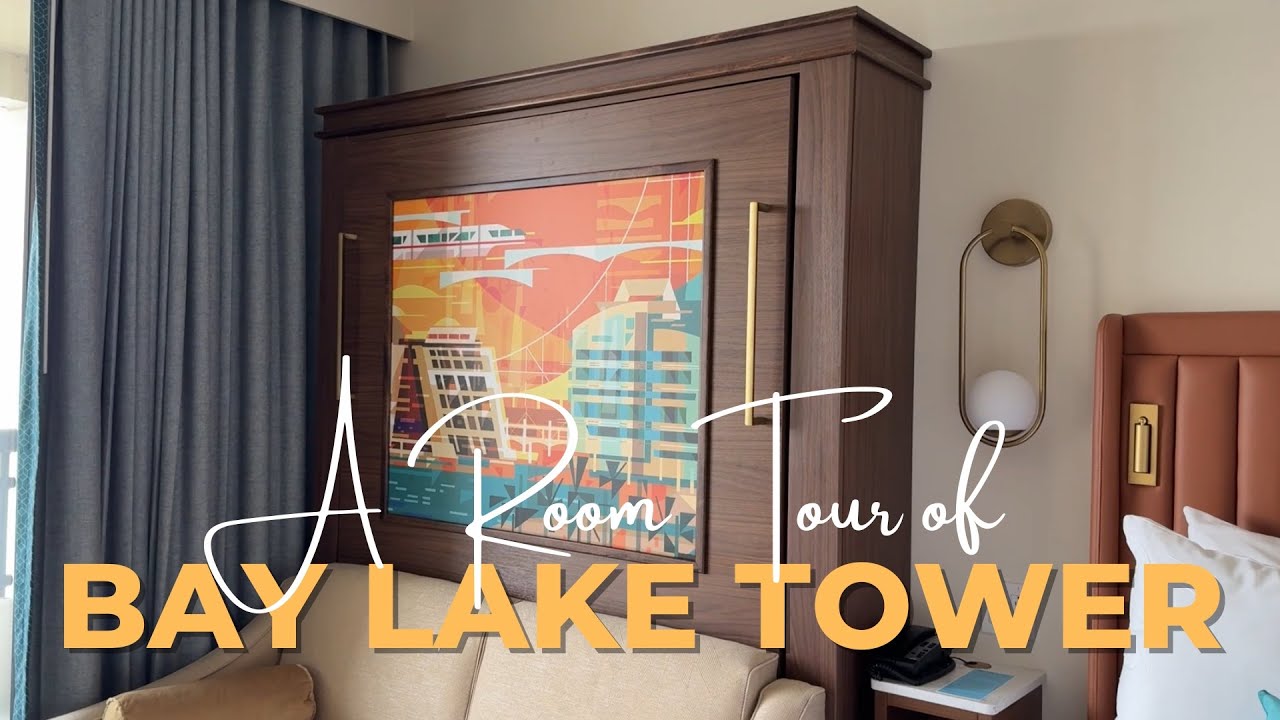 Newly Renovated Bay Lake Tower Deluxe Studio Room Tour - Walt Disney World