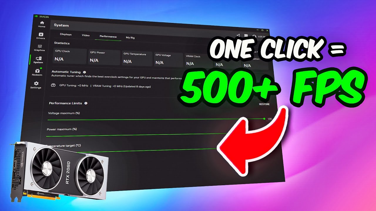 How to OVERCLOCK GPU Safely in ONE CLICK & Boost FPS (NVIDIA App)