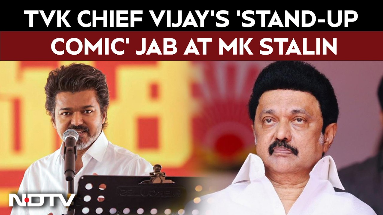 TVK Chief Vijay's 'Stand-Up Comic' Jab At MK Stalin, And A Jallikattu Parallel