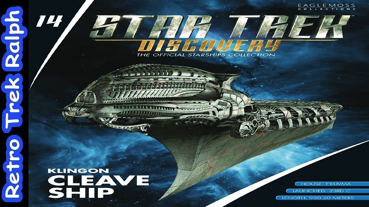 Star Trek Discovery: Issue 14: Klingon Cleave Ship. Model Review By Eaglemoss/Hero Collector.