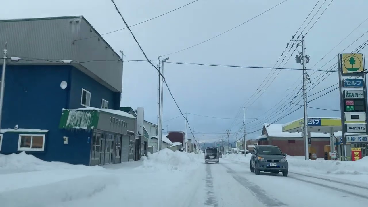 解読不可能な道路標識|雪国の日常(3分)