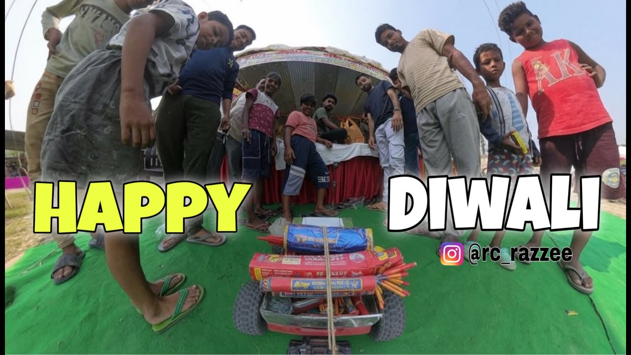 RC Car Diwali Special 🎇 | Fireworks, Diyas & a Heartwarming Gift Delivery ❤️ | RC Razzee