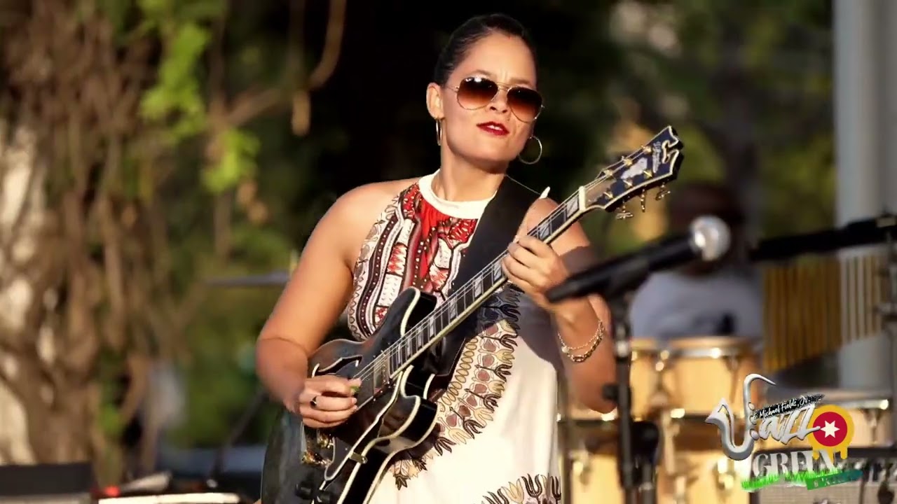 Guitarist Andrea Lisa performs at Jazz On The Green Tulsa.