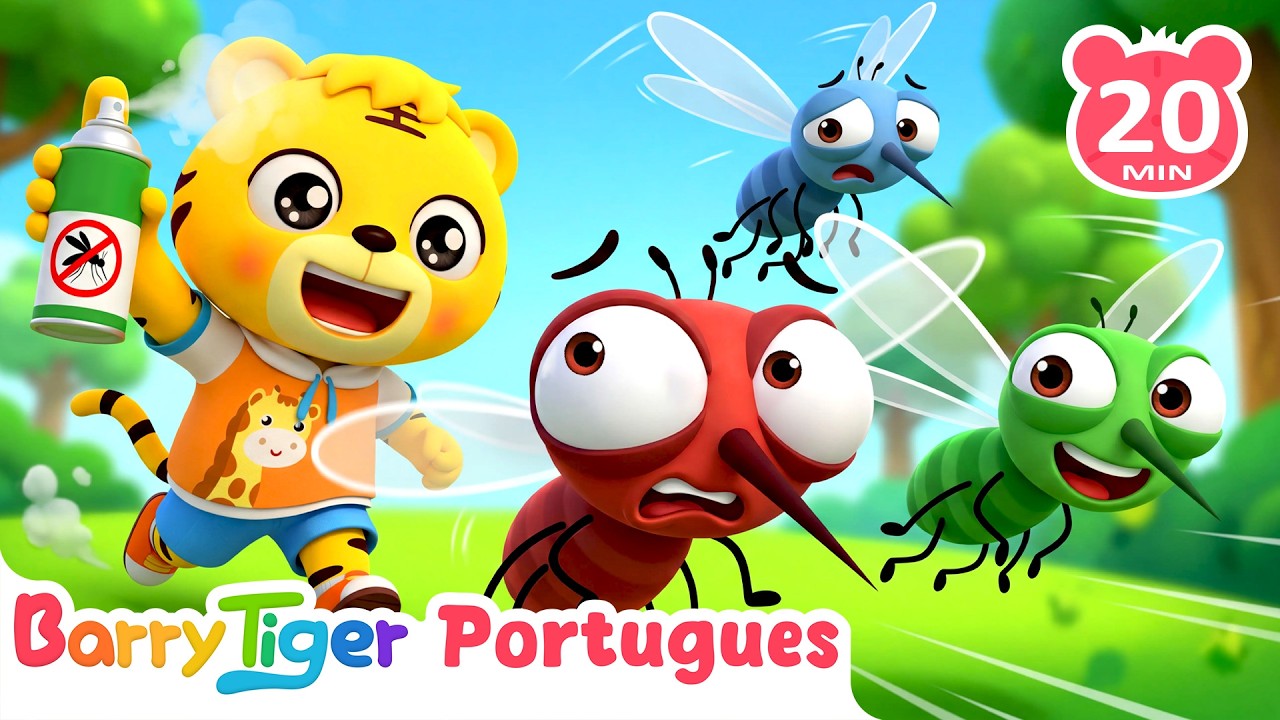 Adeus Mosquito 🦟 Música Divertida para Crianças | Canções Infantis | BarryTiger | LEFUN Kids TV
