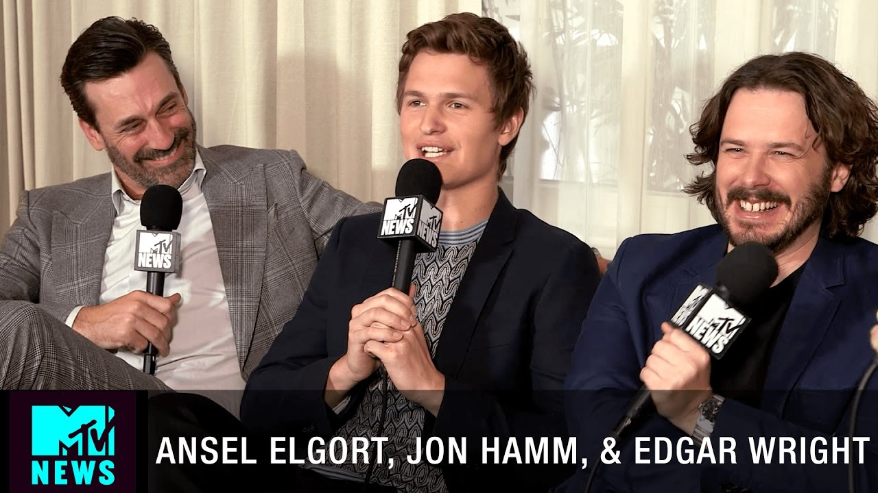 Ansel Elgort, Jon Hamm, & Edgar Wright Talk 'Baby Driver' | CinemaCon 2017 | MTV News