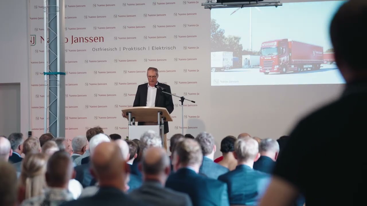 Einweihung unseres Ladeparks - Rede von Nanno Tönjes Janssen