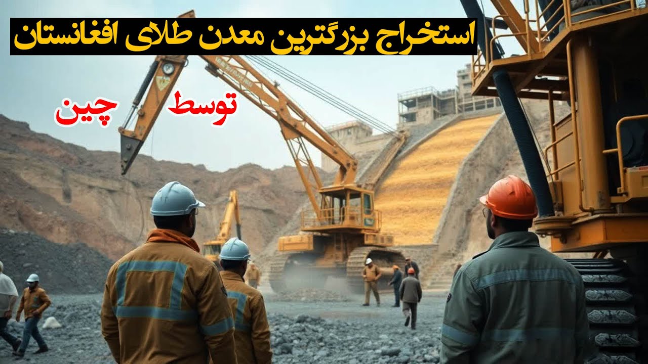 قرارداد آغاز استخراج بزرگترین معدن طلای افغانستان توسط چین به ارزش ۳۱۰ میلیون دالر Afghanistan gold