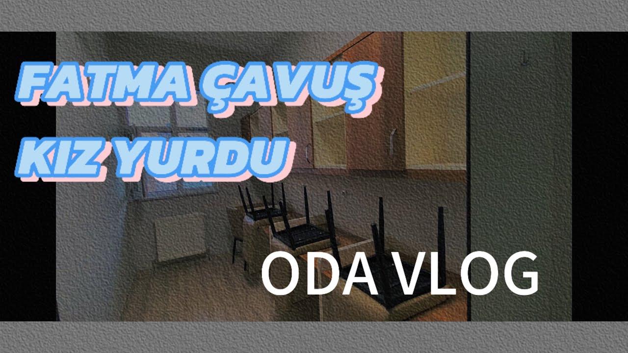 OMÜ FATMA ÇAVUŞ KIZ ÖĞRENCİ YURDU | ODA VLOG✨