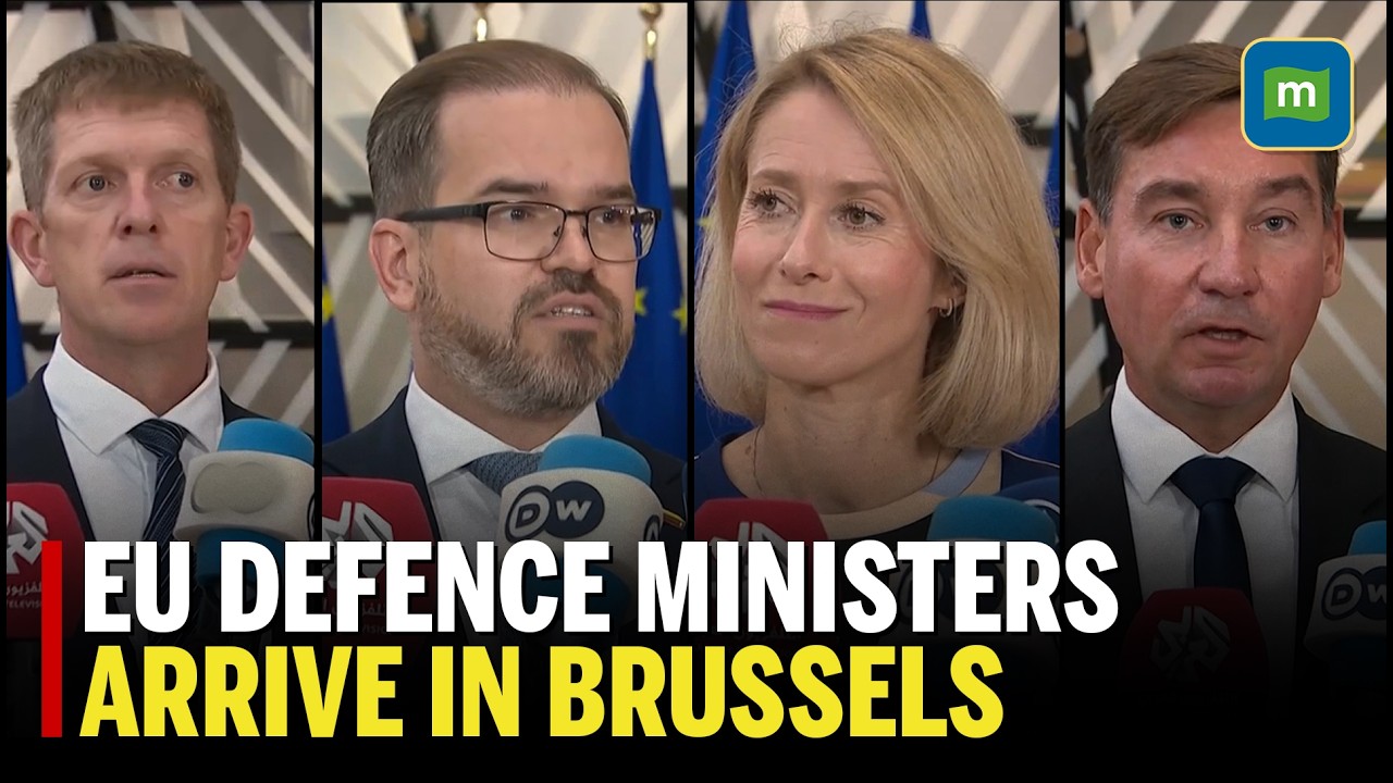 LIVE: EU Defence Ministers Arrive in Brussels | Ukraine Aid, Air Defence & Security in Focus