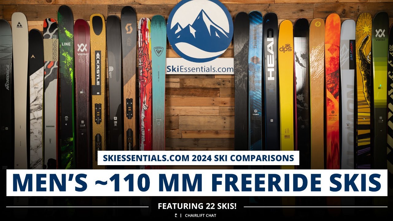 2024 Men's 110 mm Freeride Ski Comparison with SkiEssentials.com