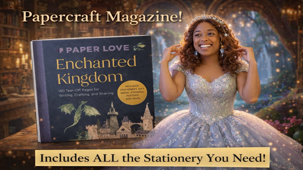 NEW RELEASE! Paper Love Enchanted Kingdom ALL-INCLUSIVE Scrapbooking Magazine Flip Through | B&N