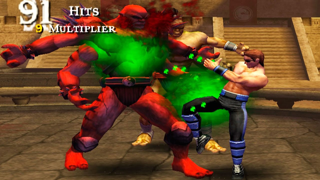 [TAS] Mortal Kombat Shaolin Monks - Survival Mode - Johnny Cage (PS2)